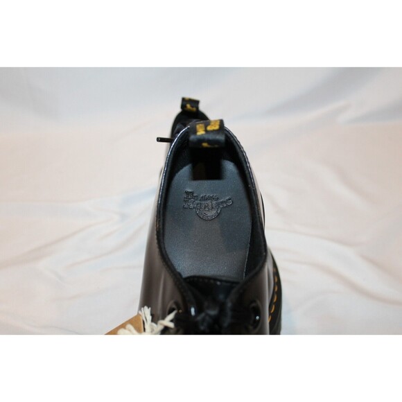 Dr. Martens Women’s Holly Black Oxford  Size 9 Satin Ribbon Lace NEW! - Picture 7 of 8